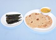 Curd Rice with Blackened Vendakai Fry and Spicy Urulai Roast (Lunch & Dinner)